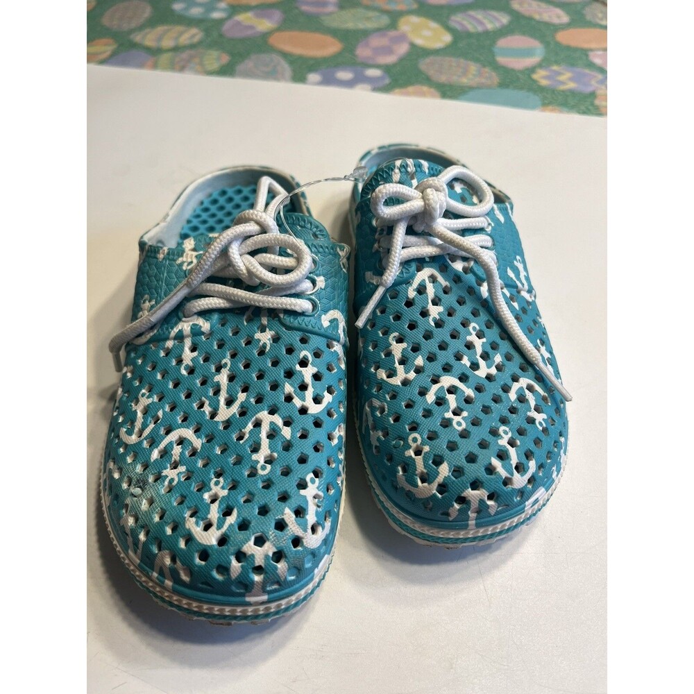 Cromer Resort Wear Anchor Nautical Beach Water Slip On Shoes Sz 13/1